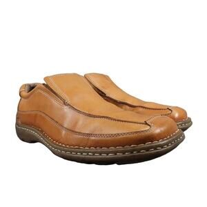 Steve Madden Shoes Mens 10 Slip On Loafer Classic Leather Casual Comfort Millen